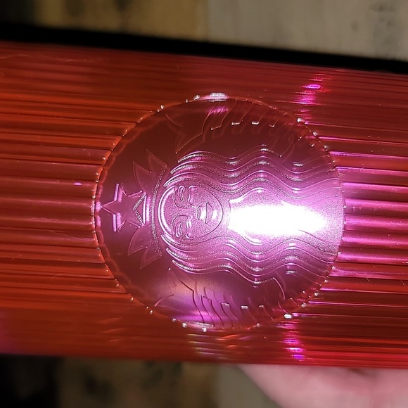 Starbucks Iridescent Magenta Bling Cup Tumbler Venti 24oz - Picture 7 of 8
